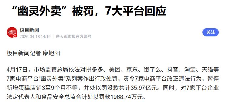 【技术深扒】36亿罚单揭开的幽灵外卖产业链：7步拆解黑产技术架构与监管失守根源 新闻 【技术深扒】36亿罚单揭开的幽灵外卖产业链：7步拆解黑产技术架构与监管失守根源 新闻